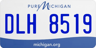 MI license plate DLH8519