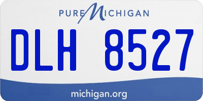 MI license plate DLH8527