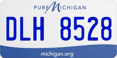 MI license plate DLH8528