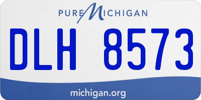 MI license plate DLH8573