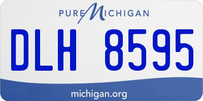MI license plate DLH8595