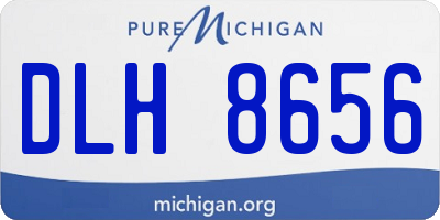 MI license plate DLH8656