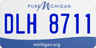 MI license plate DLH8711