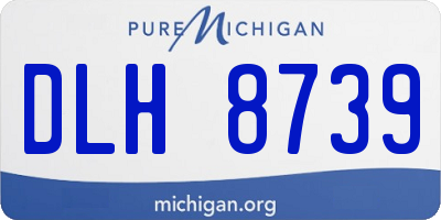 MI license plate DLH8739