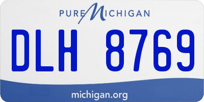 MI license plate DLH8769