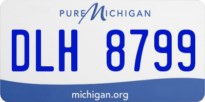 MI license plate DLH8799