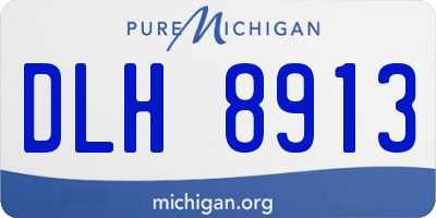 MI license plate DLH8913