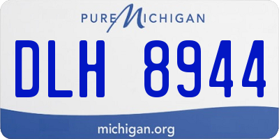 MI license plate DLH8944