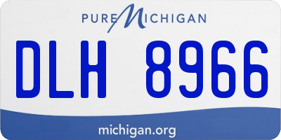 MI license plate DLH8966