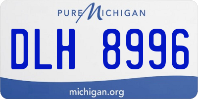 MI license plate DLH8996