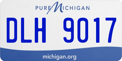 MI license plate DLH9017