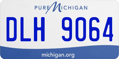 MI license plate DLH9064