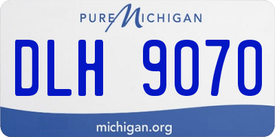 MI license plate DLH9070