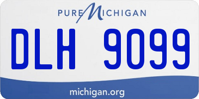 MI license plate DLH9099