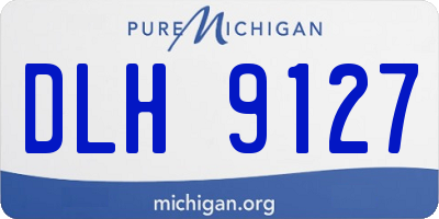 MI license plate DLH9127