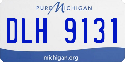 MI license plate DLH9131
