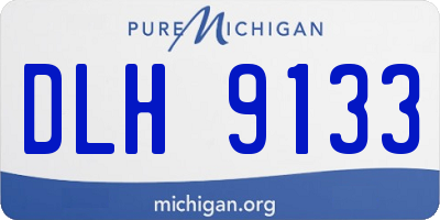 MI license plate DLH9133