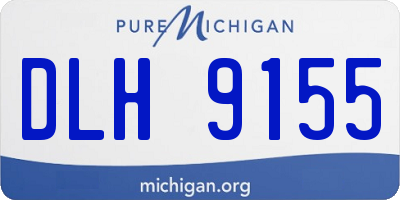 MI license plate DLH9155