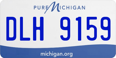 MI license plate DLH9159
