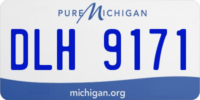 MI license plate DLH9171
