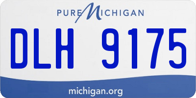 MI license plate DLH9175