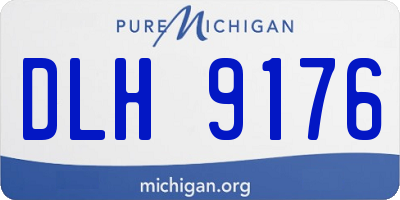 MI license plate DLH9176