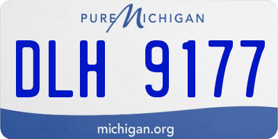 MI license plate DLH9177