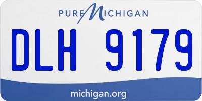 MI license plate DLH9179