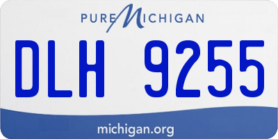 MI license plate DLH9255