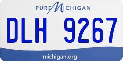 MI license plate DLH9267
