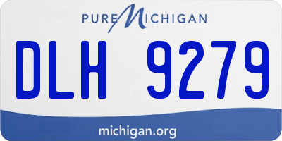 MI license plate DLH9279