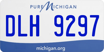 MI license plate DLH9297