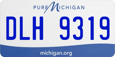 MI license plate DLH9319