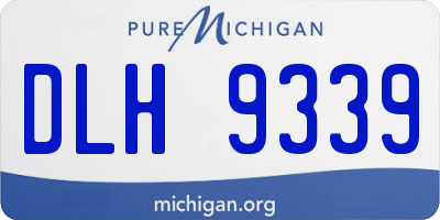 MI license plate DLH9339