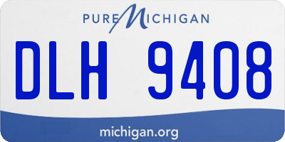 MI license plate DLH9408