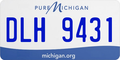 MI license plate DLH9431