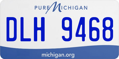MI license plate DLH9468