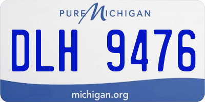MI license plate DLH9476