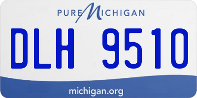 MI license plate DLH9510