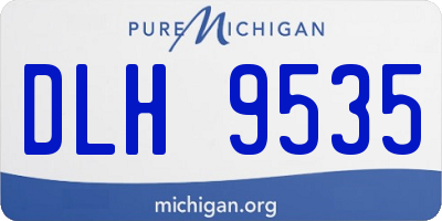 MI license plate DLH9535