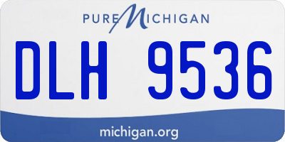 MI license plate DLH9536