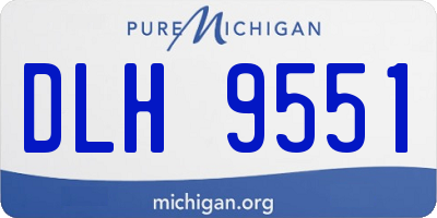 MI license plate DLH9551