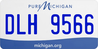 MI license plate DLH9566