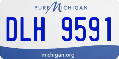 MI license plate DLH9591