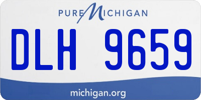 MI license plate DLH9659