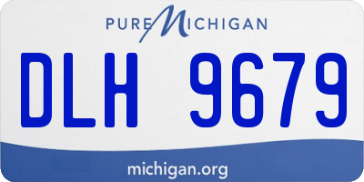 MI license plate DLH9679