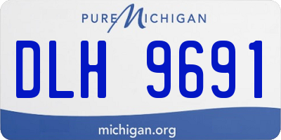 MI license plate DLH9691