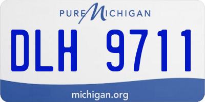 MI license plate DLH9711