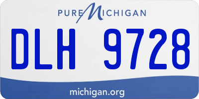 MI license plate DLH9728