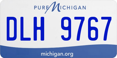 MI license plate DLH9767